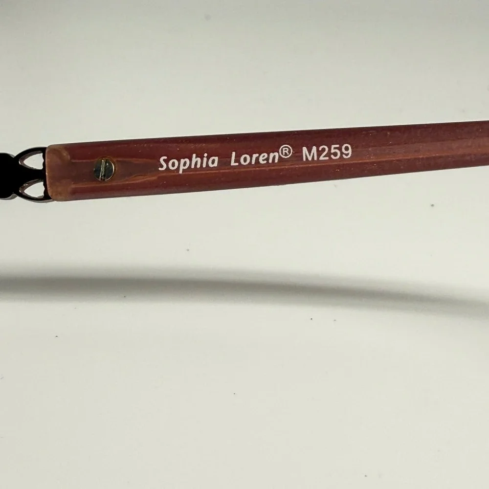 Sophia Loren Zyloware M259 Rose Gold Semi Rimless Oval Eyeglass Frames 54-18-135